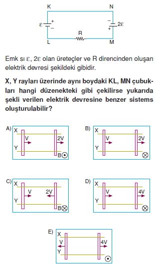 İndüksiyon ve Alternatif Akım test 1001