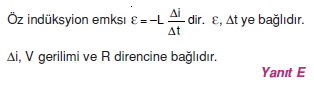 İndüksiyon ve Alternatif Akım çözümler 2002