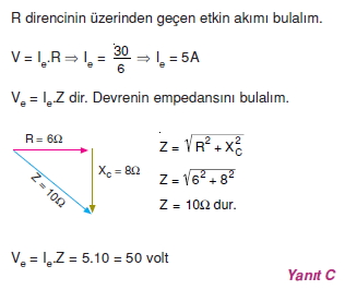 İndüksiyon ve Alternatif Akım çözümler 2008