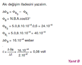 İndüksiyon ve Alternatif Akım çözümler 2009