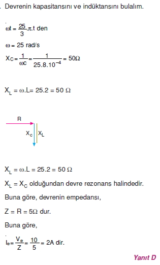 İndüksiyon ve Alternatif Akım çözümler 2010