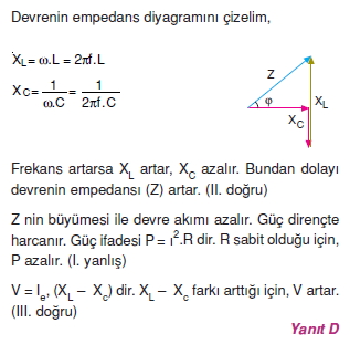 ‹ndüksiyon ve Alternatif Akım çözümler 1004