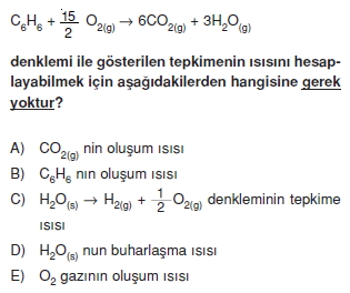 Kimyasaltepkimelerdeenerjikonutesti2003