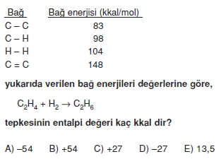 Kimyasaltepkimelerdeenerjikonutesti3009