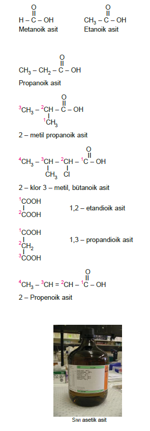 karboksilli_asitlerin_Sistematik_Adlandirilmasi